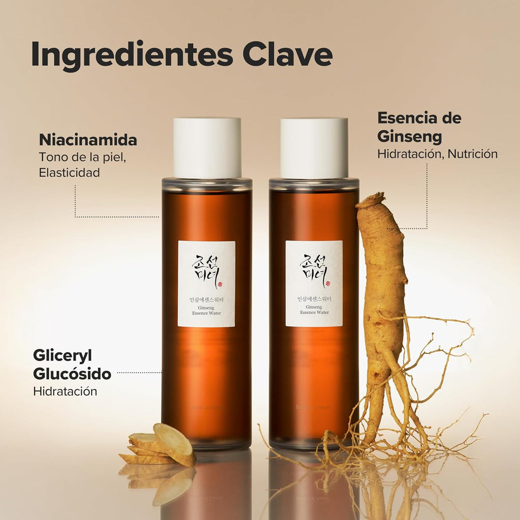 Esencia Revitalizante GINSENG | El Elixir Coreano de la Claridad y Firmeza